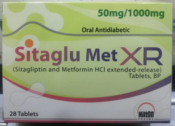Sitaglu Met XR 50mg/1000mg (28tab)