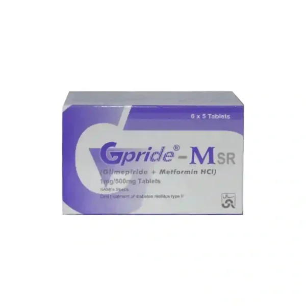Gpride M SR 1mg/500mg