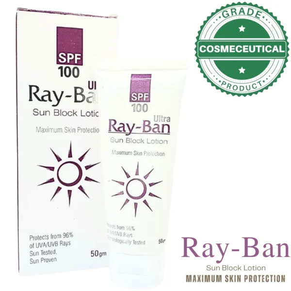 Ray Ban Ultra Sun Block Lotion SPF100 50gm