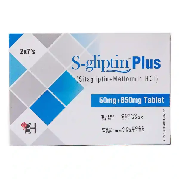 S-gliptin Plus 50mg/850mg